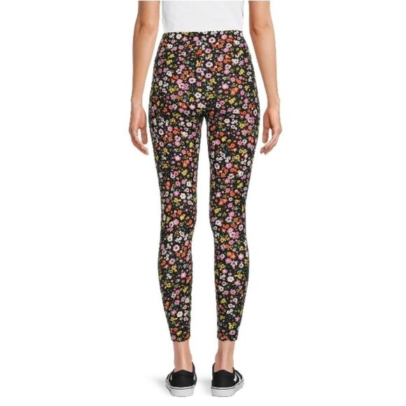 Women's Junior’s Soft Printed Sueded Ankle Leggings Size M - Picture 4 of 5